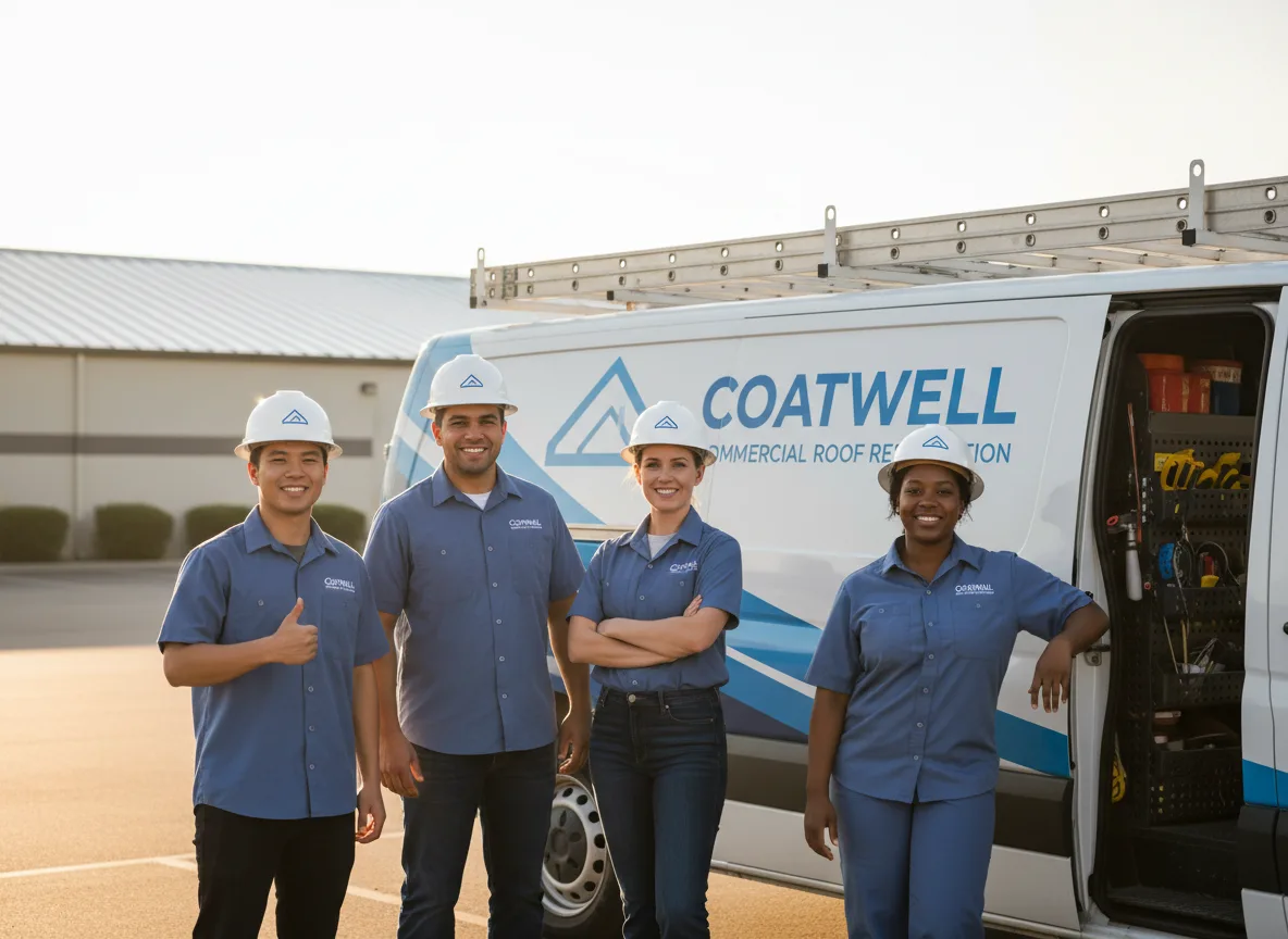 Commercial roof coating company in Fleetville, PA